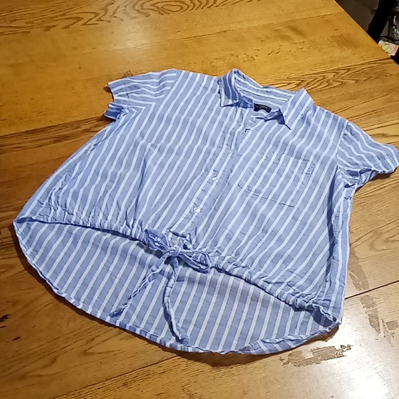 BANANA REPUBLIC Womens XS Top Shirt Preowned  Used Short Sleeve Extra Small - Picture 2 of 8